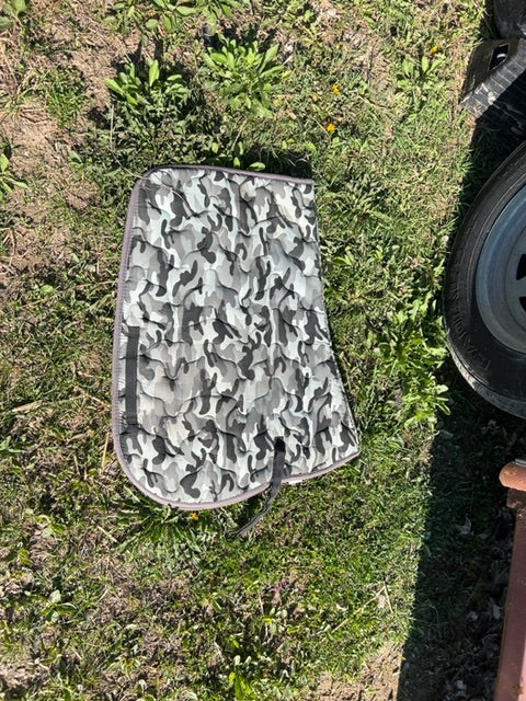 Grey Camo Century Saddle Pad, Full