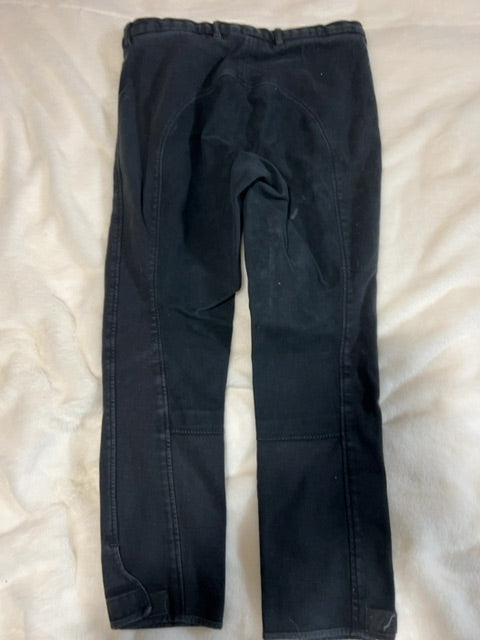 Black Equicomfort Full Seat Breeches, 36