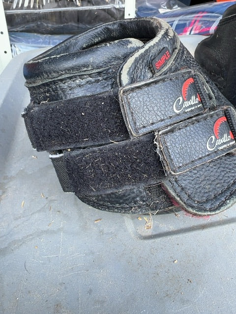Black Cavallo Hoof Boots, 1 Slim