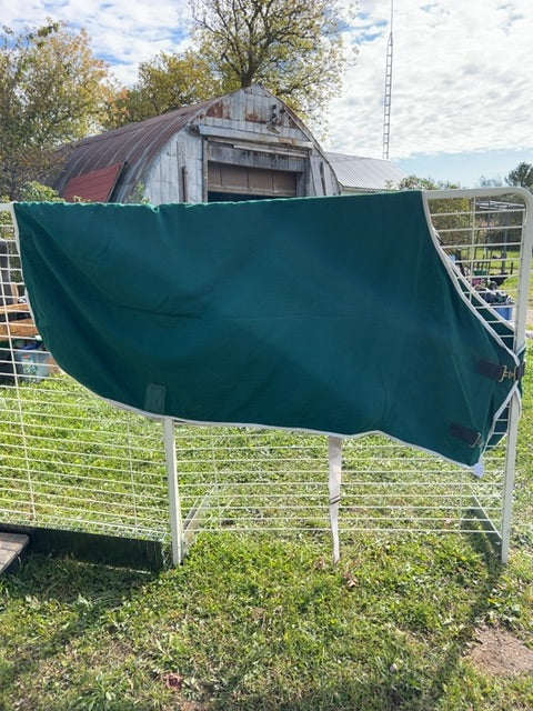 Green  Cotton Cooler, 74"