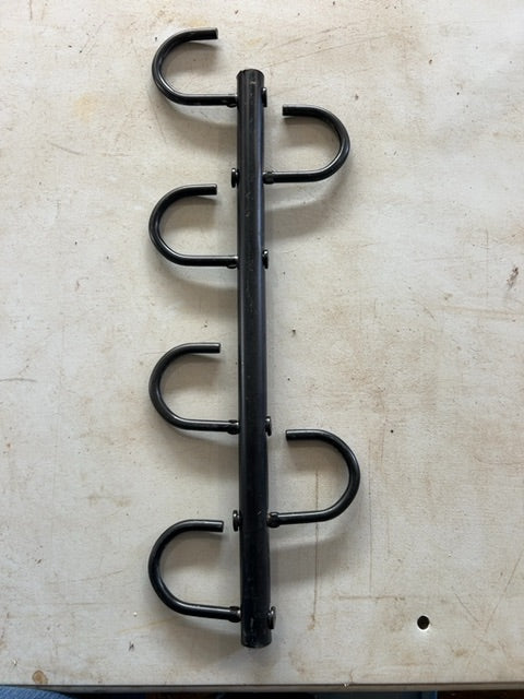 Black  4 hook bridle hangers