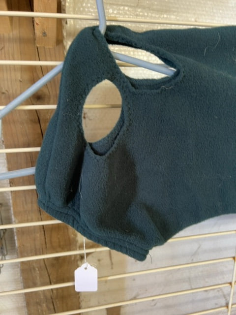 Green The Horse Closet Mini Polar Fleece Hood, Large
