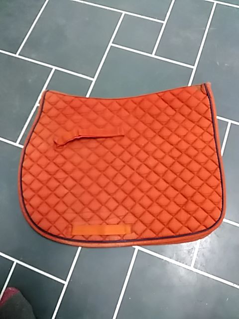 Orange Shedrow Saddle Pad, Full