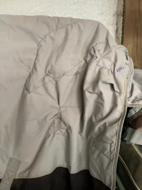 Grey/black McAllister Winter Turnout, 78”