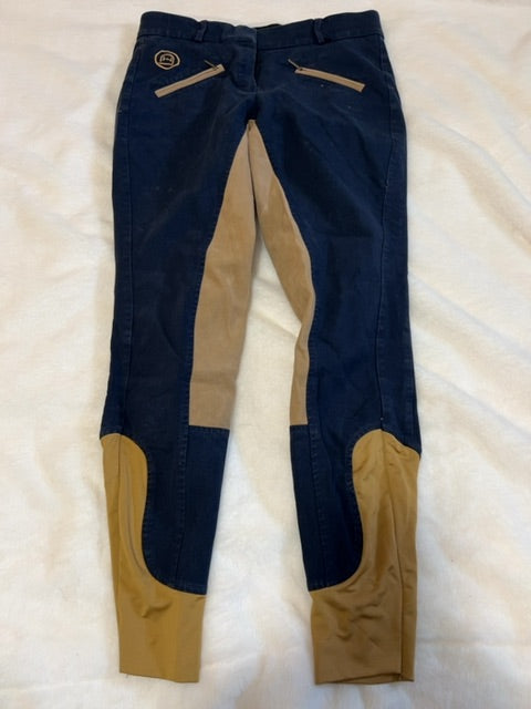 Navy Hacks & Hills Fullseat Breeches, 28