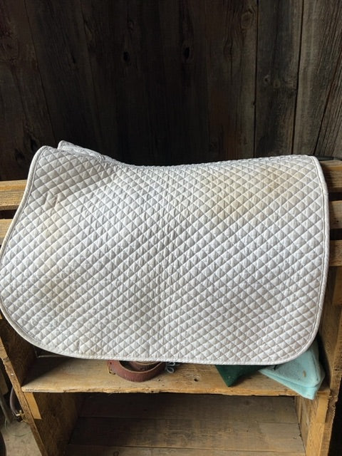 White Equine Choice Saddle Pads, GP