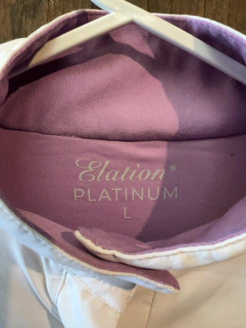 Purple Elation Platinum Show Shirt, Large