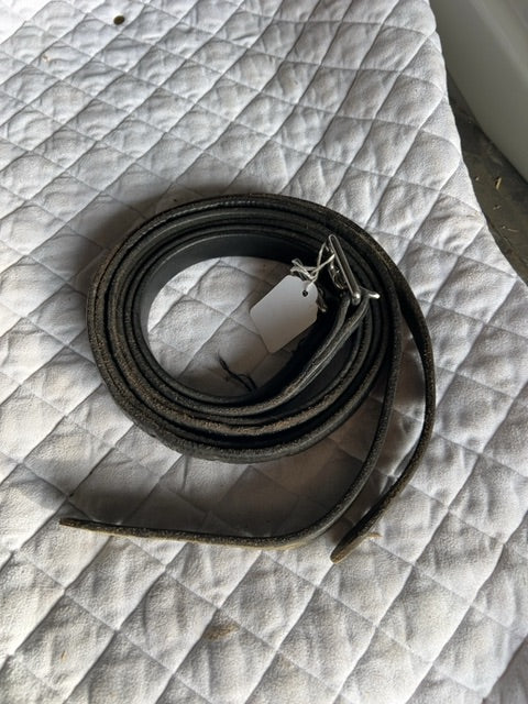 Black  Stirrup Leathers, 62"