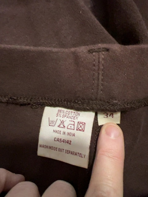 Brown Elation Kneepatch Breeches, 34