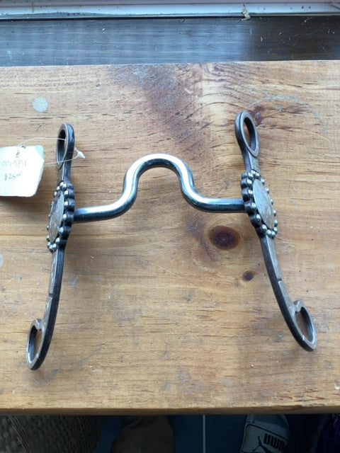 Classic Engraved Ported Shank Bit, 5 1/8"