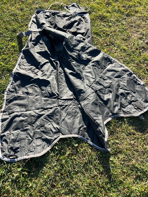 Black Shedrow Comfort Neck Rainsheet, 76”