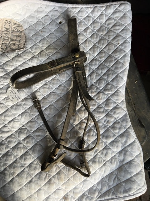 Dark Brown  Headstall, Full