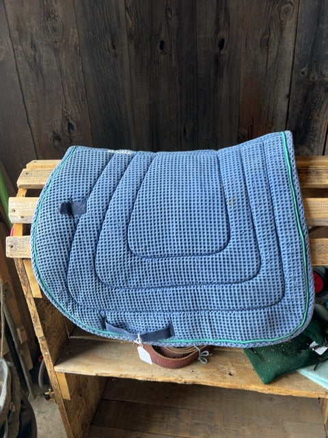 Navy Roma Saddle Pad, Full