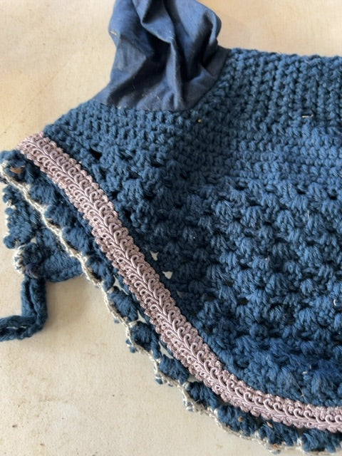 Navy  Horse Bonnets