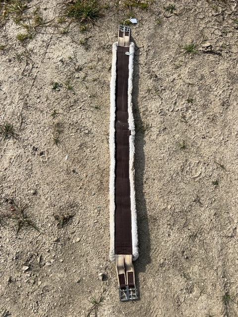 Brown Shedrow Fuzzy Girth, 60"