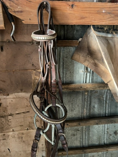 Brown  Bridle with loosering, Full