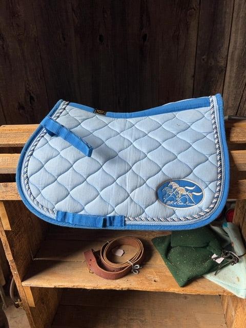 Blue BR Saddle Pad, Pony