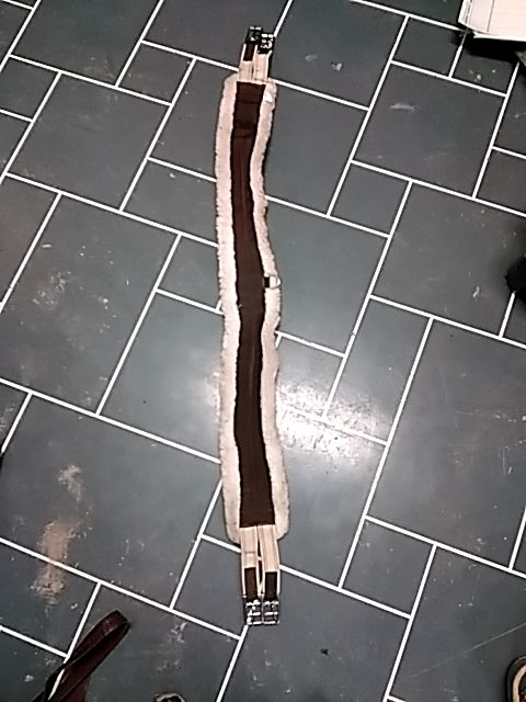 Brown Shedrow Fuzzy Girth, 56"