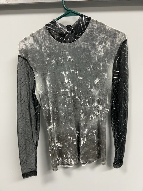 Silver Equiline Western Show Shirt, Small