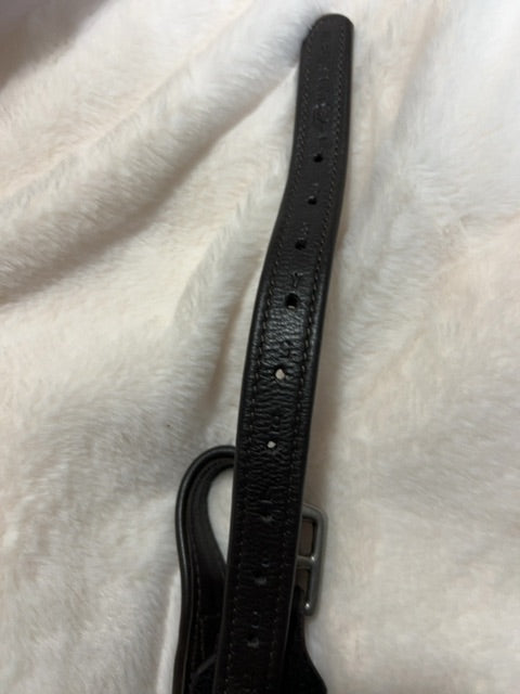 Chocolate Total saddle fit Stirrup Leathers, 48