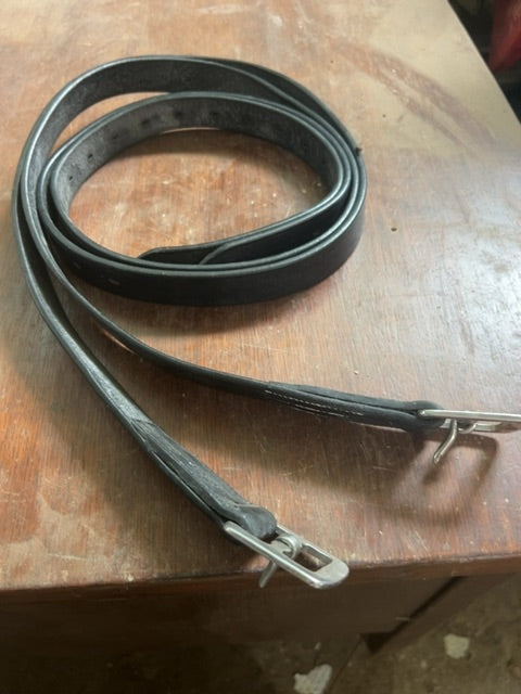 Black  Stirrup Leathers, 53”