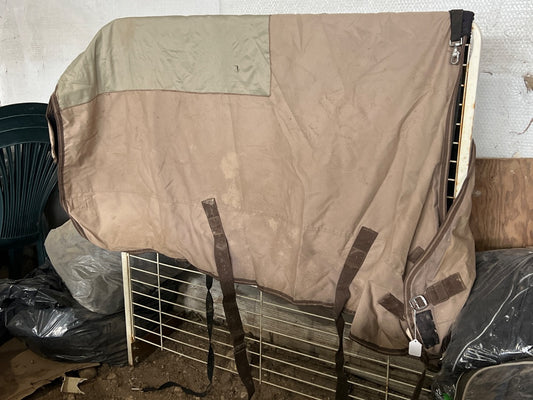 Beige Rugged Rug Turnout, 78"