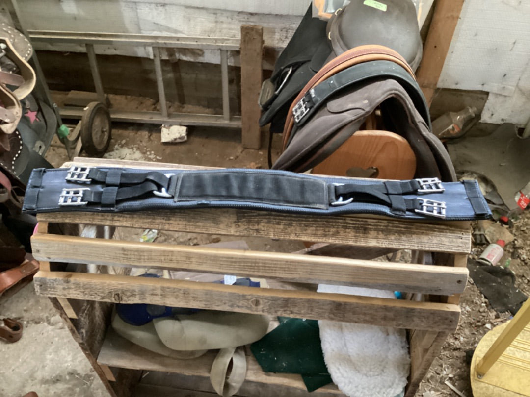 Black  Equalizer Dressage Girth, 28”