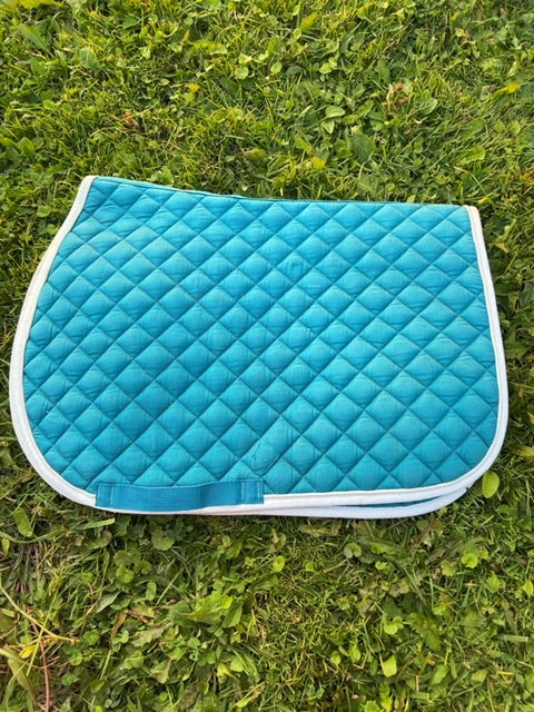 Teal Shedrow Saddle Pad, Pony