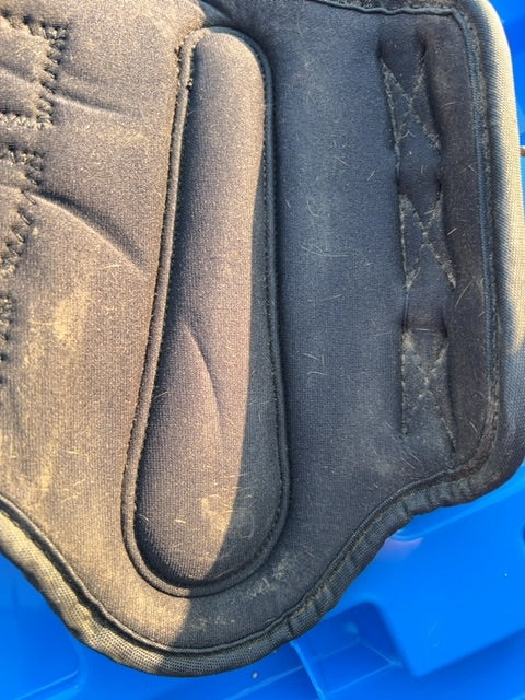 Black Canadian Horsewear Brushing Boots, Small