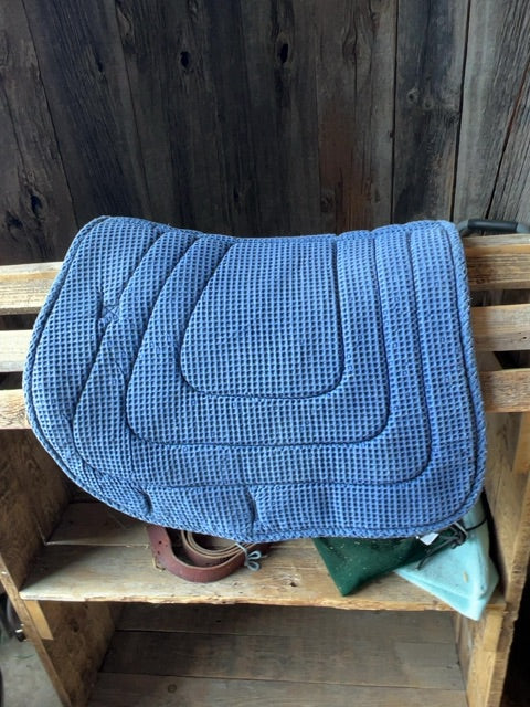 Navy Roma Saddle Pad, Full