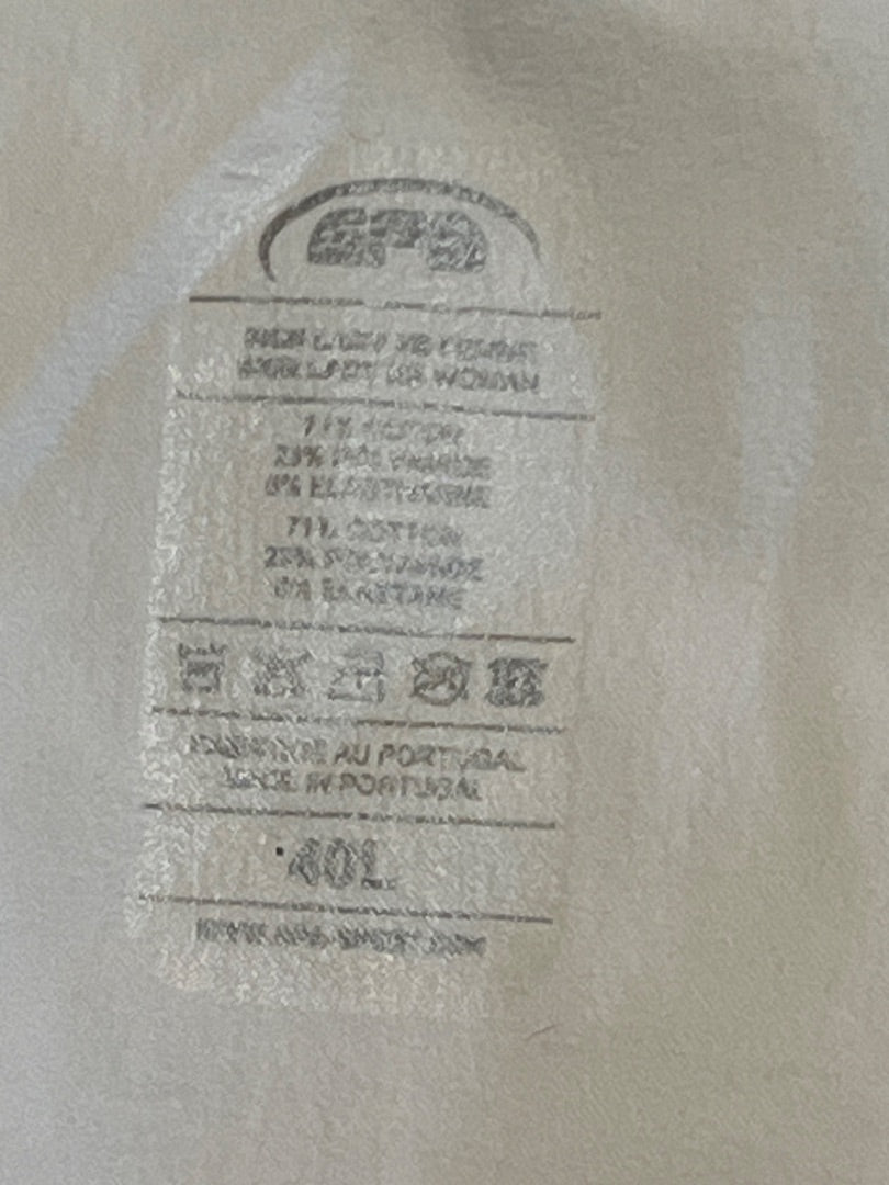 White GPA Second Skin Breeches, 40