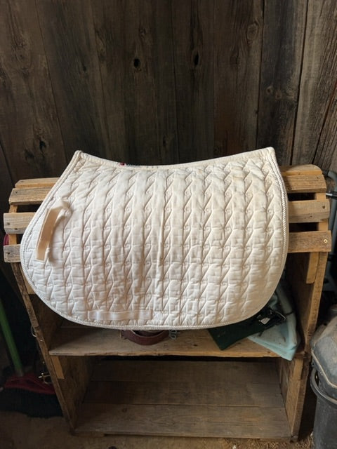 White Canpro Saddle Pad, Full