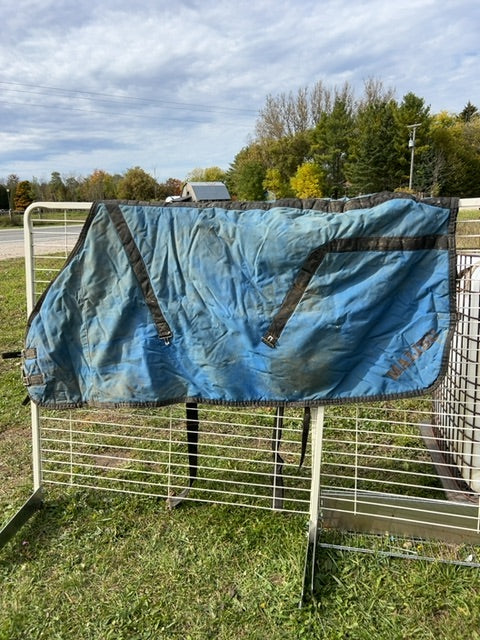 Blue Colleen's Custom Stable Blanket, 75"