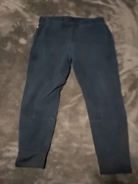 Black Saxon Kneepatch Breeches, 34R