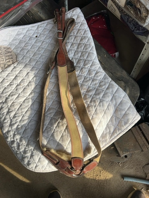 Brown  Elastic Breastplate, Full