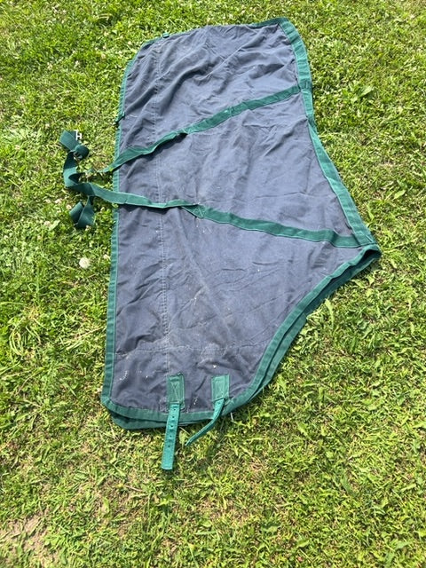 Navy Brubacher Cotton Cooler, 78”