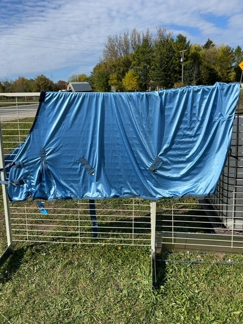 Blue Cavalier Country Athletic Mesh Summer Sheet, 80"