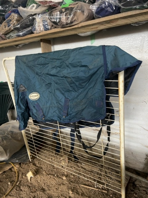 Navy Shedrow Rainsheet, 52”