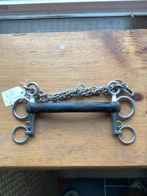 Mullen Mouth Rubber Pelham, 5.5"