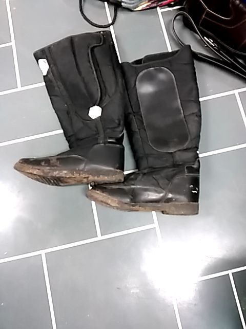 Black Snow rider Winter tall boot, UK 7.5