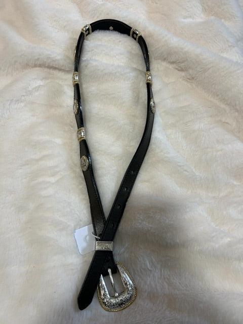 Black Tony Lama Blingy Belt, 28