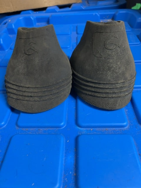 Black Acavallo Bell Boots, Full