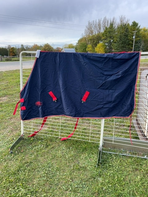 Navy Weatherbeeta Cotton Cooler, 75"