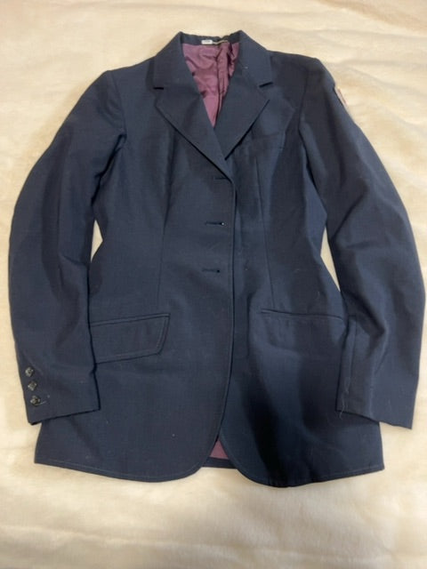 Navy Equestrian Correct Riding Apparel Show Jacket, 12R