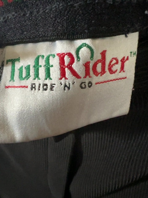 Black Tuffrider Kneepatch Breeches, 32L