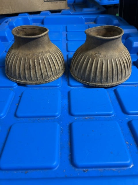 White Equus Rubber Pull On Bell, Medium