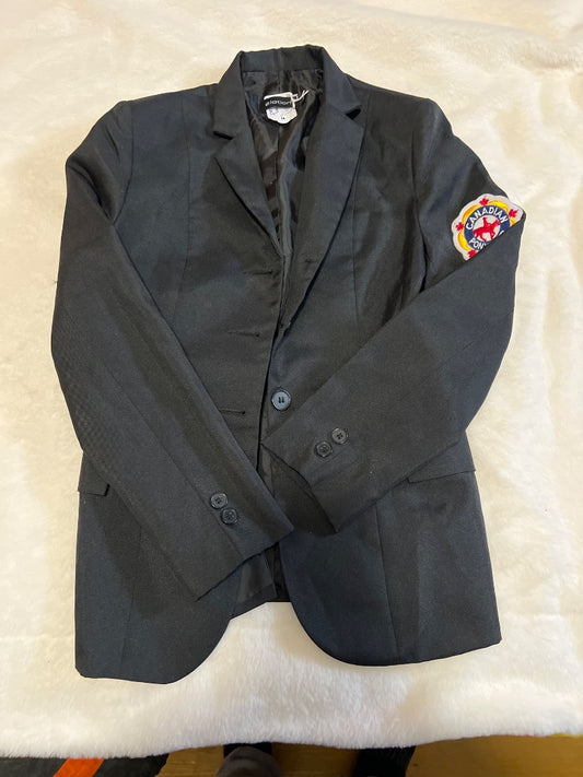 Black Elation Show Jacket, 14 youth