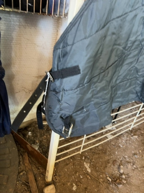 Charcoal  Stable Blanket, 80"