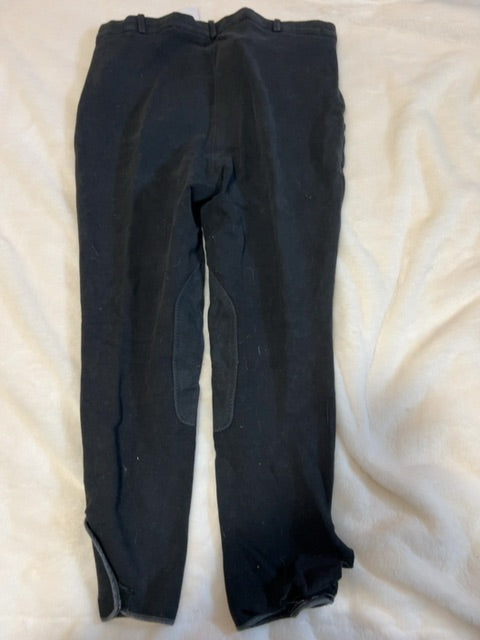 Black Elation Kneepatch Breeches, 36