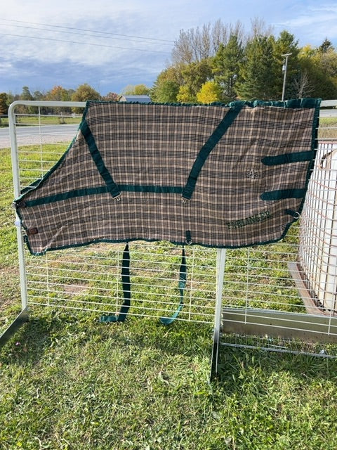 Green Plaid Baker Heavy, 68”